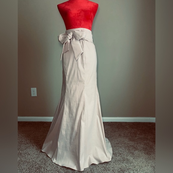 Chetta B Dresses & Skirts - CHETTA B KHAKHI MERMAID FORMAL SKIRT